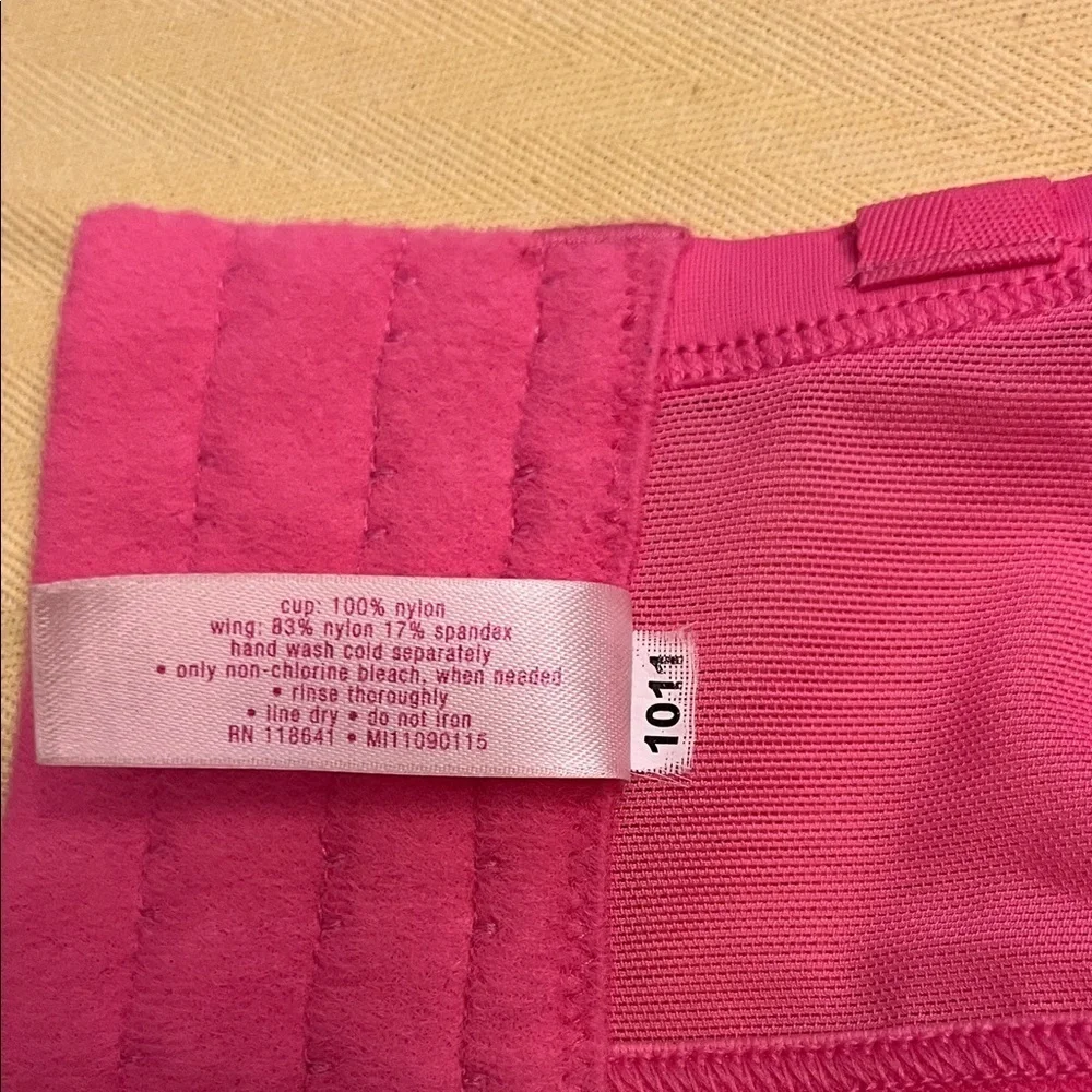 Cacique Vibrant Pink Lace Bra Size 42DD